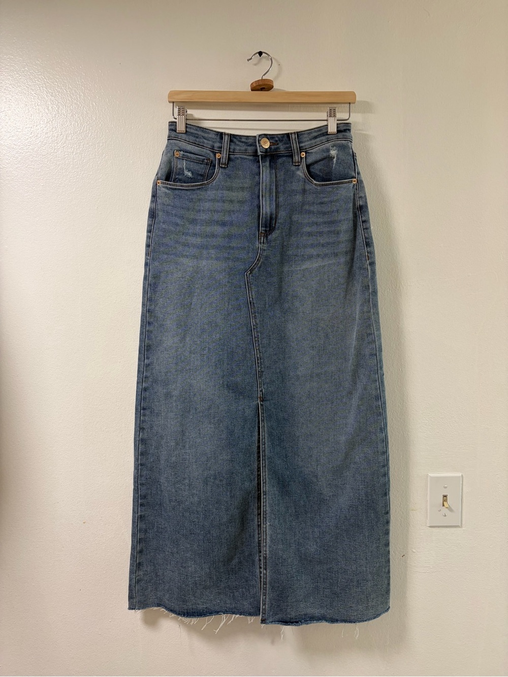 STS Blue Denim Maxi Skirt